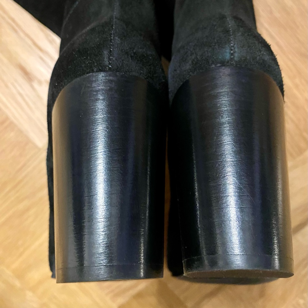 Iris & Ink Black Knee-High Women's Boots - Picture 2 of 5